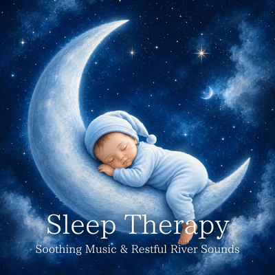 Sleep Therapy - Soothing Music & Restful River Sounds Front Cover