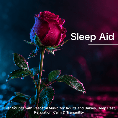 Sleep Aid - River Sounds with Peaceful Music for Adults and Babies, Deep Rest, Relaxation, Calm & Tranquility Front Cover
