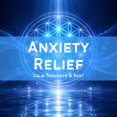 Anxiety Relief - Calm Thoughts & Rest Front Cover