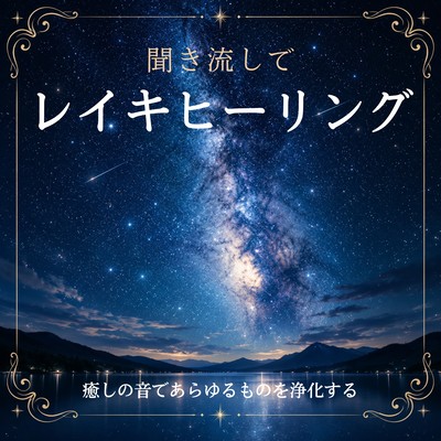 Reiki healing through passive listening - purifying everything with soothing sounds. Front Cover