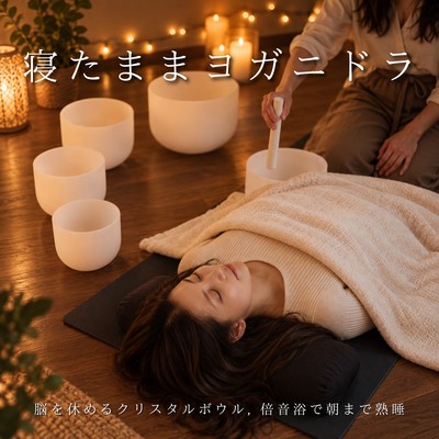 Yoga Nidra for Sleep - Crystal Bowl Music for Brain Rest and Deep Sleep Through the Night Front Cover