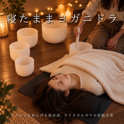 Yoga Nidra for Sleep - Crystal Bowl Sound Bath for Stress Relief and Peaceful Sleep Front Cover