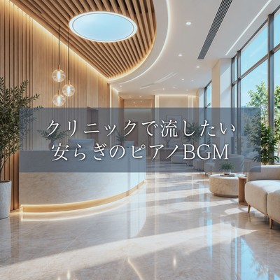 Relaxing piano background music to play in a clinic Front Cover