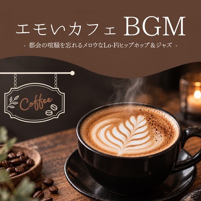 Emotional cafe background music - Mellow Lo-Fi hip hop & jazz to forget the hustle and bustle of the city Front Cover