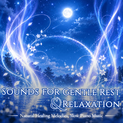 Sounds for Gentle Rest & Relaxation - Natural Healing Melodies, Slow Piano Music Front Cover