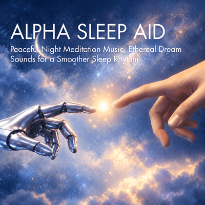 Alpha Sleep Aid - Peaceful Night Meditation Music, Ethereal Dream Sounds for a Smoother Sleep Rhythm Front Cover