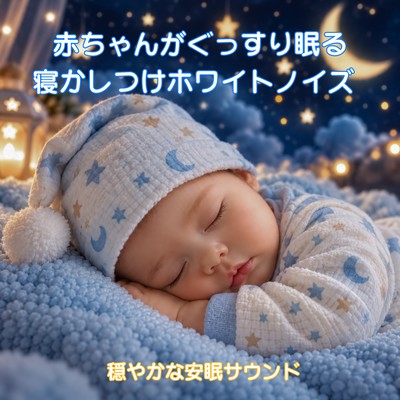 White noise to help babies sleep soundly - Gentle, soothing sleep sounds Front Cover