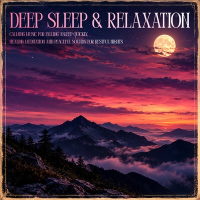 Deep Sleep & Relaxation - Calming Music for Falling Asleep Quickly, Healing Meditation and Peaceful Sounds for Restful Nights Front Cover