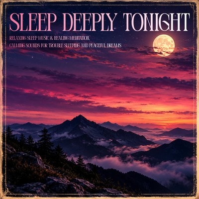 Sleep Deeply Tonight - Relaxing Sleep Music & Healing Meditation, Calming Sounds for Trouble Sleeping and Peaceful Dreams Front Cover