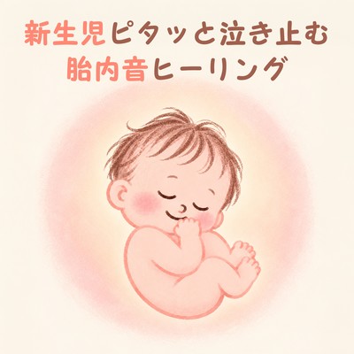 Newborn crying instantly stops with womb sound healing. Front Cover