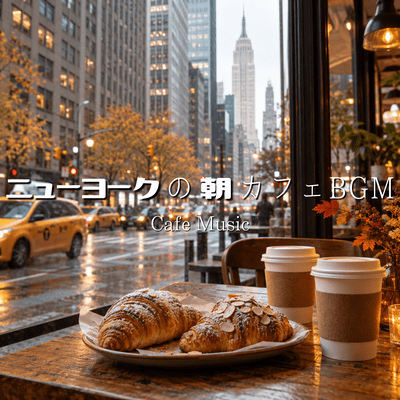New York morning cafe background music Front Cover