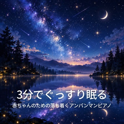 Sleep soundly in 3 minutes - Calming Anpanman piano for babies Front Cover