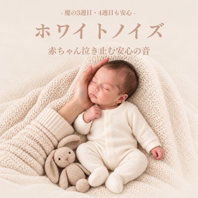 ~Peace of mind even during the dreaded third and fourth weeks~ Soothing sounds to calm crying babies - White Noise Front Cover