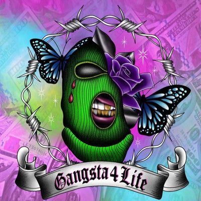 -Gangsta 4 life- Front Cover