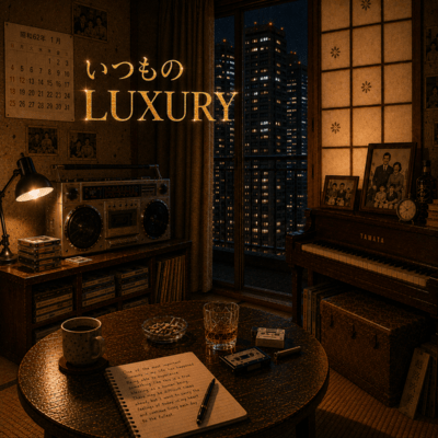 いつものLUXURYのジャケット写真