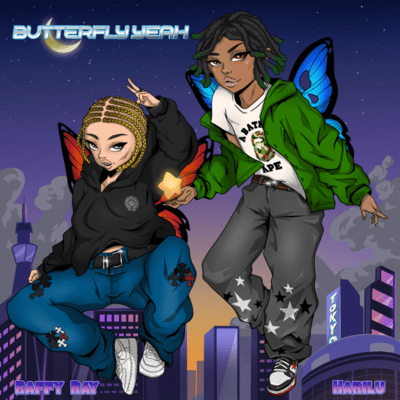 butterfly yeah (feat. Raffy Ray) Front Cover