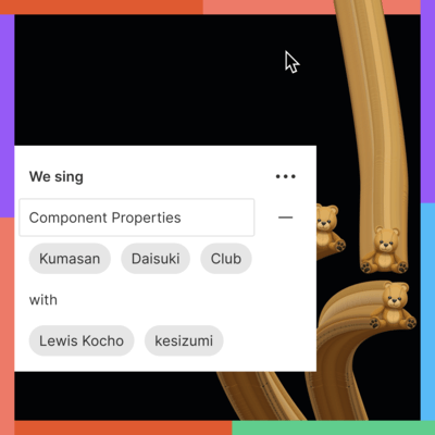 Component Properties Front Cover