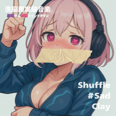 Mind Control Experiment: Cum Countdown - Shuffle #Sad Clay Front Cover