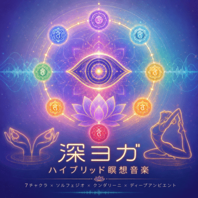 Deep Yoga Hybrid Meditation Music - 7 Chakras × Solfeggio × Kundalini × Deep Ambient Front Cover