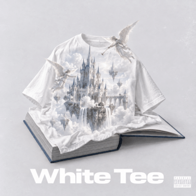 White Tee Front Cover
