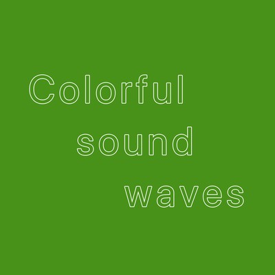 Colorful sound waves Front Cover