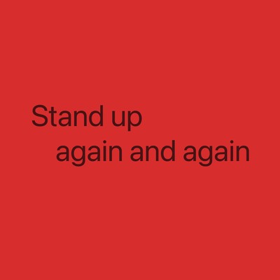 Stand up again and againのジャケット写真