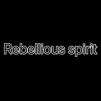 Rebellious spiritのジャケット写真