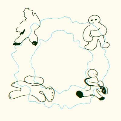 This is outside the circle Front Cover