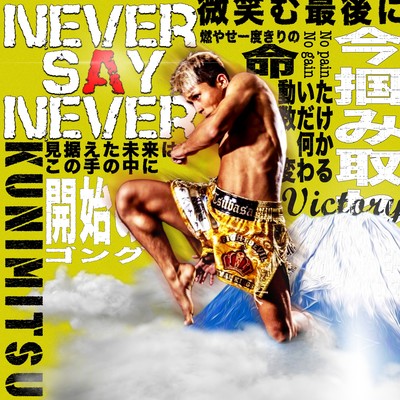 NEVER SAY NEVER Front Cover