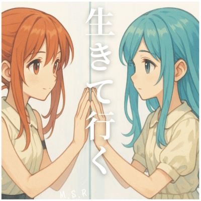 生きて行く (feat. こむらさきももか)のジャケット写真