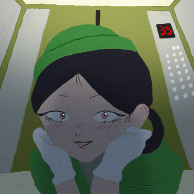 Elevator Girl Front Cover