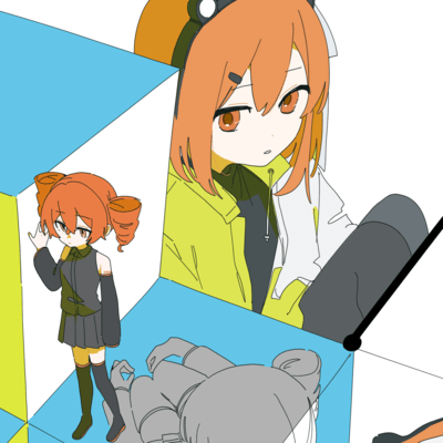 点と線と面 (feat. 足立レイ & 重音テト)のジャケット写真