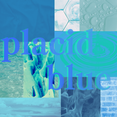 placid blue Front Cover