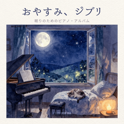 Goodnight, Ghibli - A piano album for sleep Front Cover