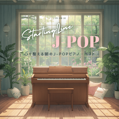 Starting Line J -POP - A Best of Morning J -POP Piano Songs to Soothe Your Soul - Front Cover