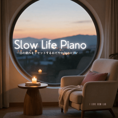 Slow Life Piano - Gentle melodies to reset the day's fatigue Front Cover