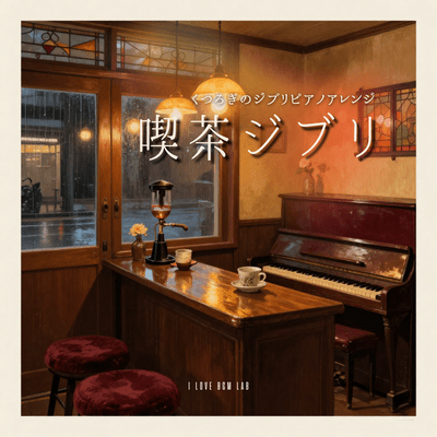 Ghibli Café - Relaxing Ghibli Piano Arrangements Front Cover