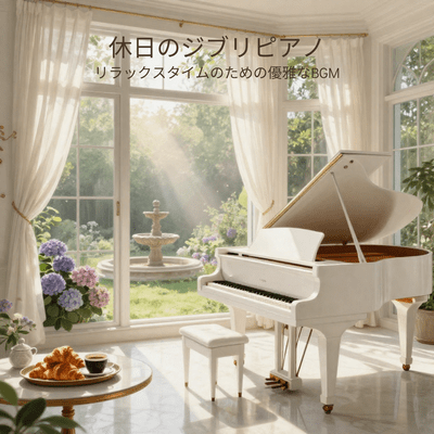 Ghibli Piano for Days Off - Elegant Background Music for Relaxing Moments Front Cover