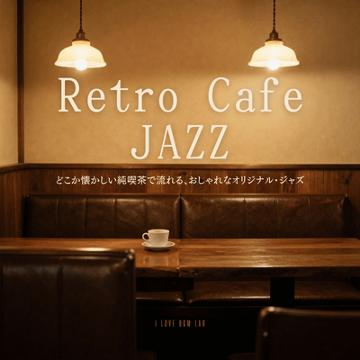 Retro Cafe JAZZ - Stylish original jazz playing in a nostalgic, classic-style coffee shop. Front Cover