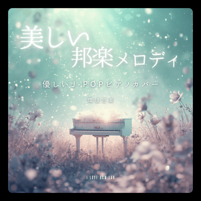 Beautiful Japanese Melodies - Gentle J-POP Piano Covers for Ambient Listening (Piano ver.) Front Cover
