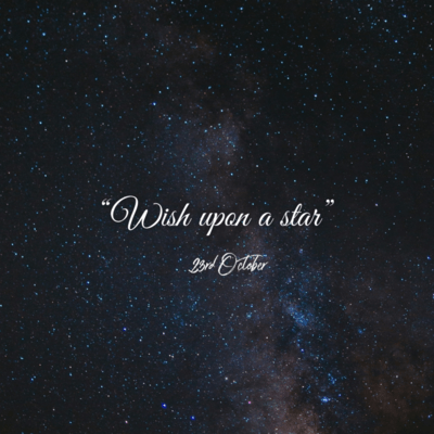 "Wish upon a star" Front Cover