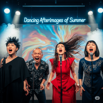 Dancing Afterimages of Summer Front Cover