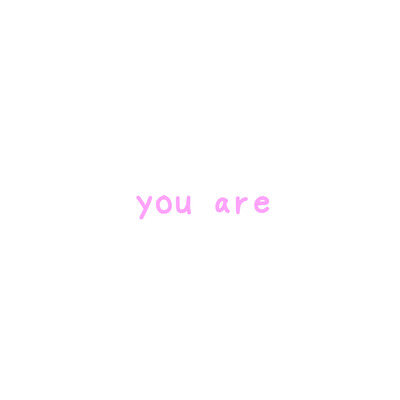 you are Front Cover