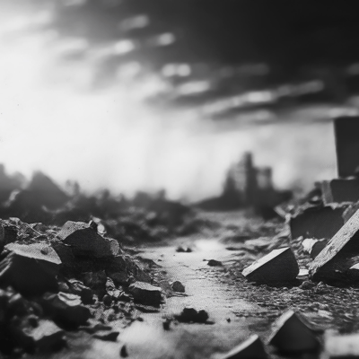 Children under rubble Front Cover