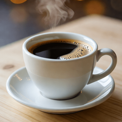 a morning coffee mood Front Cover