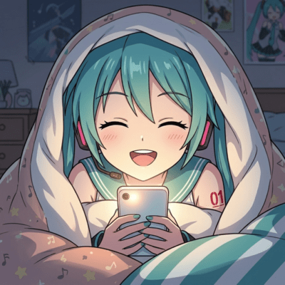 Late Nights and Blue Light (feat. HATSUNE MIKU) Front Cover