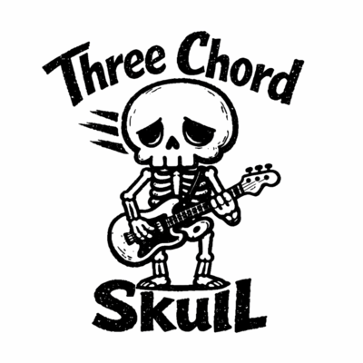 Three Chord Skull Front Cover