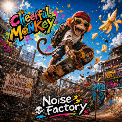 Cheerful Monkey Front Cover