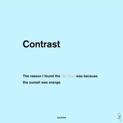 contrast Front Cover