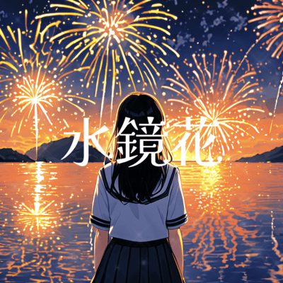 水鏡花 (feat. 可不)のジャケット写真